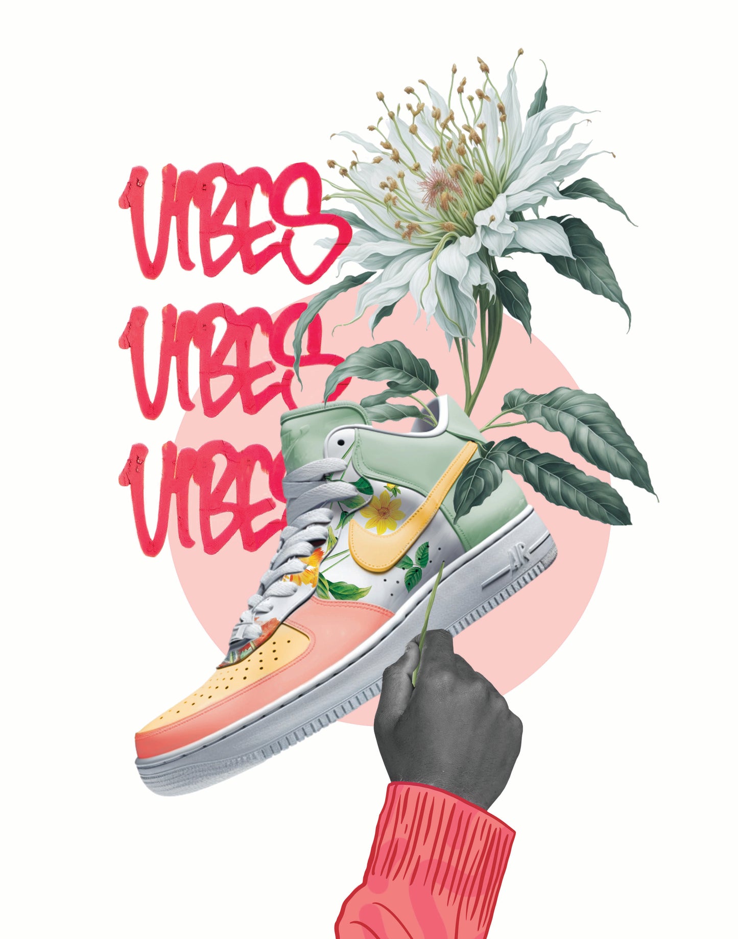 Jordan X Flower Vibes