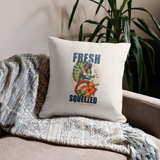 The One From 2024, 2.0, Fresh Squeezed Sailor Pinup Premium Pillow